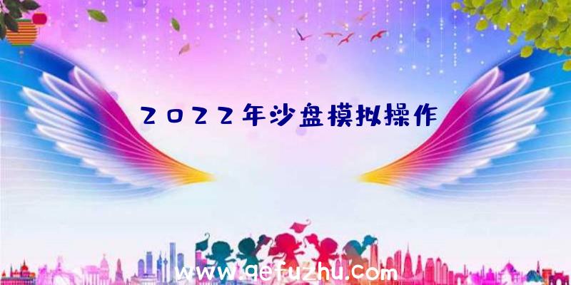 2022年沙盘模拟操作