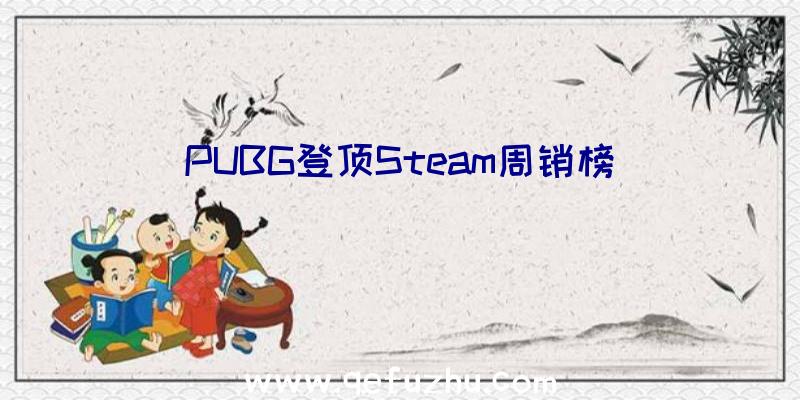 PUBG登顶Steam周销榜