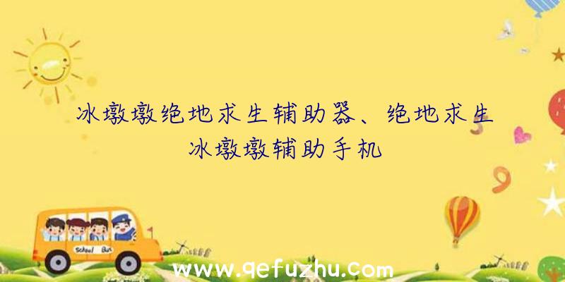 冰墩墩绝地求生辅助器、绝地求生冰墩墩辅助手机