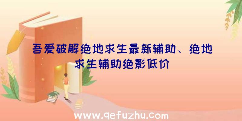 吾爱破解绝地求生最新辅助、绝地求生辅助绝影低价