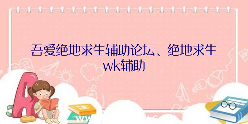 吾爱绝地求生辅助论坛、绝地求生wk辅助