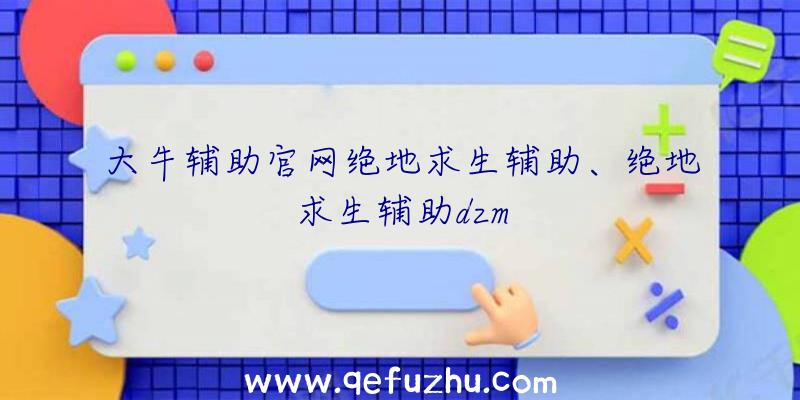 大牛辅助官网绝地求生辅助、绝地求生辅助dzm