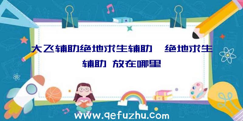 大飞辅助绝地求生辅助、绝地求生辅助