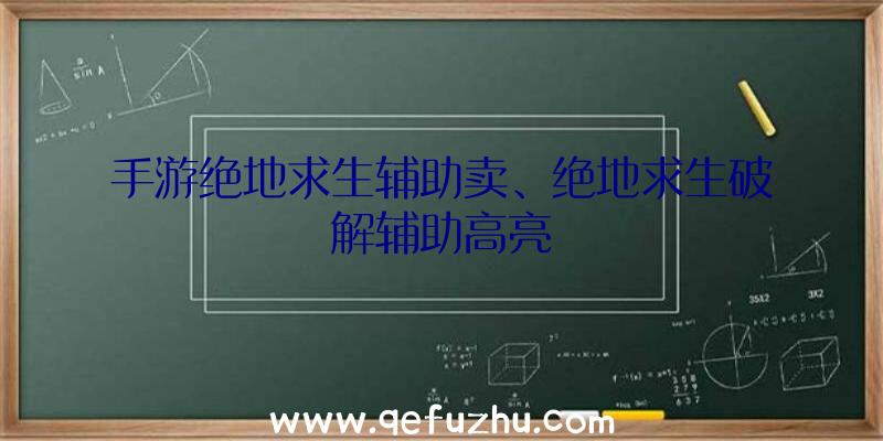 手游绝地求生辅助卖、绝地求生破解辅助高亮