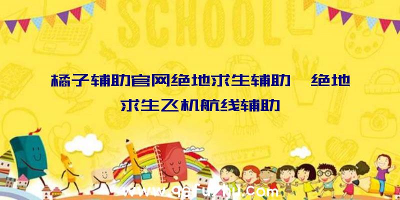 橘子辅助官网绝地求生辅助、绝地求生飞机航线辅助