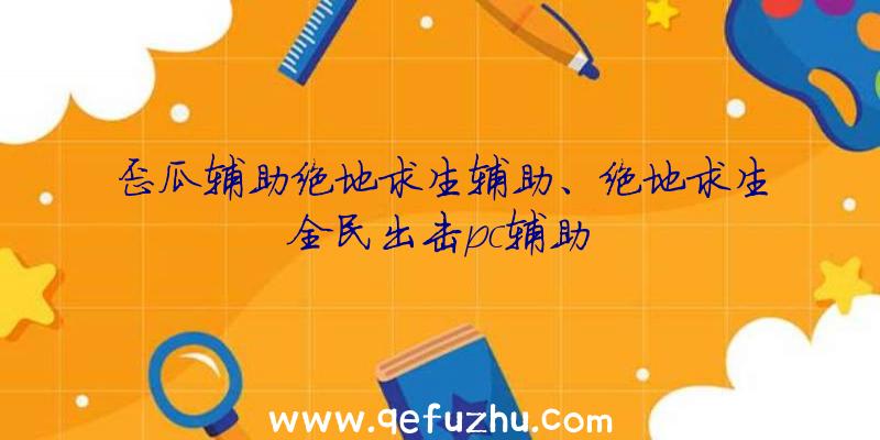 歪瓜辅助绝地求生辅助、绝地求生全民出击pc辅助