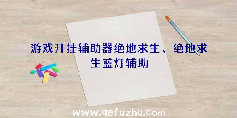 游戏开挂辅助器绝地求生、绝地求生蓝灯辅助