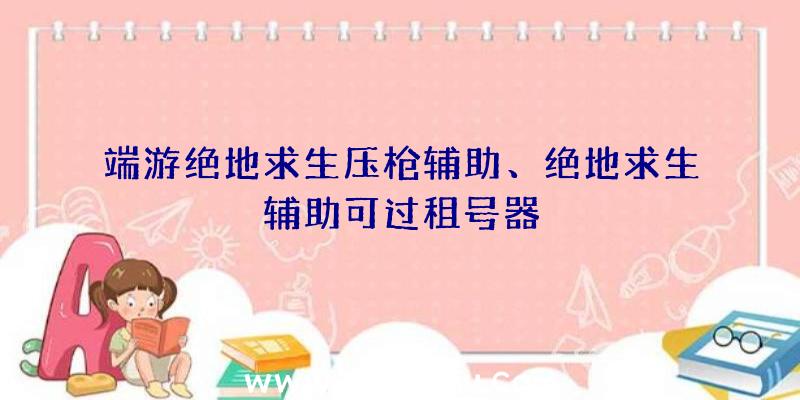 端游绝地求生压枪辅助、绝地求生辅助可过租号器