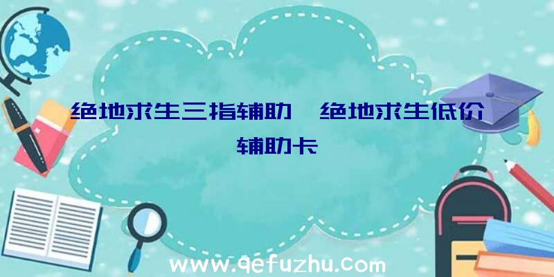 绝地求生三指辅助、绝地求生低价辅助卡