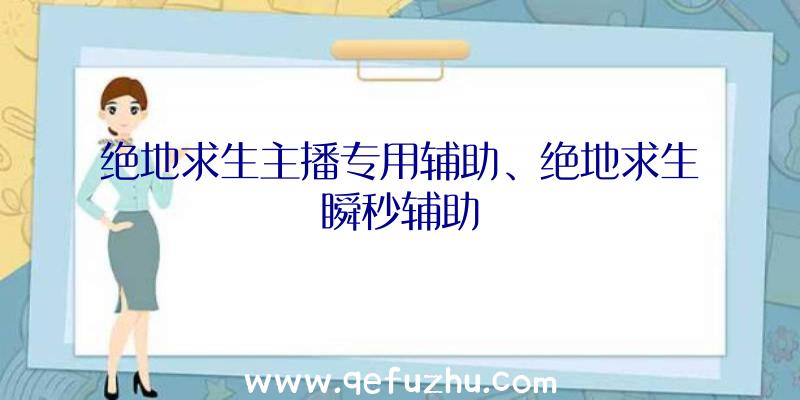 绝地求生主播专用辅助、绝地求生瞬秒辅助