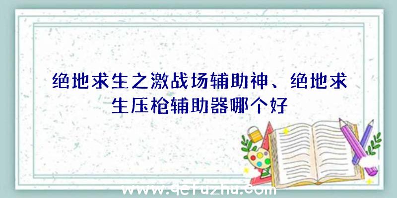 绝地求生之激战场辅助神、绝地求生压枪辅助器哪个好