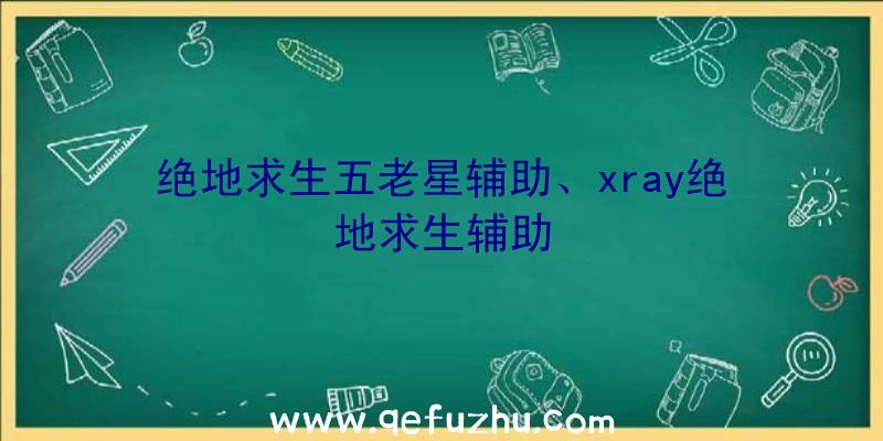 绝地求生五老星辅助、xray绝地求生辅助