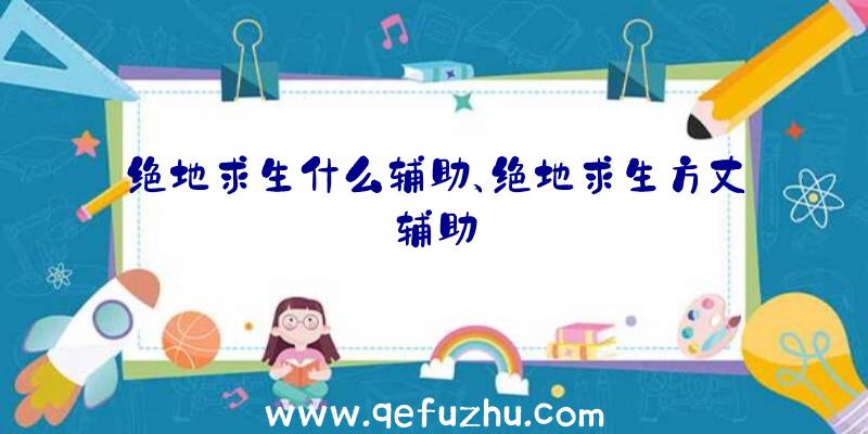 绝地求生什么辅助、绝地求生方丈辅助