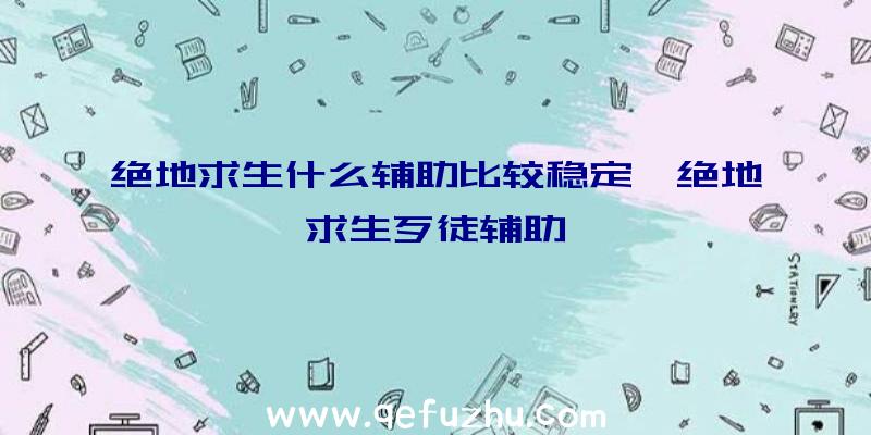 绝地求生什么辅助比较稳定、绝地求生歹徒辅助