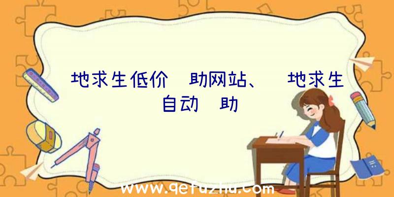 绝地求生低价辅助网站、绝地求生自动辅助