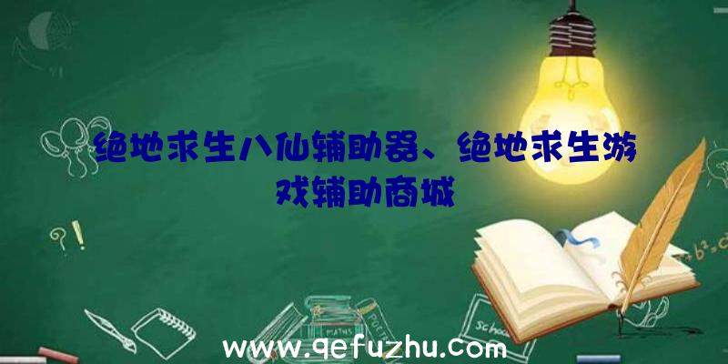 绝地求生八仙辅助器、绝地求生游戏辅助商城