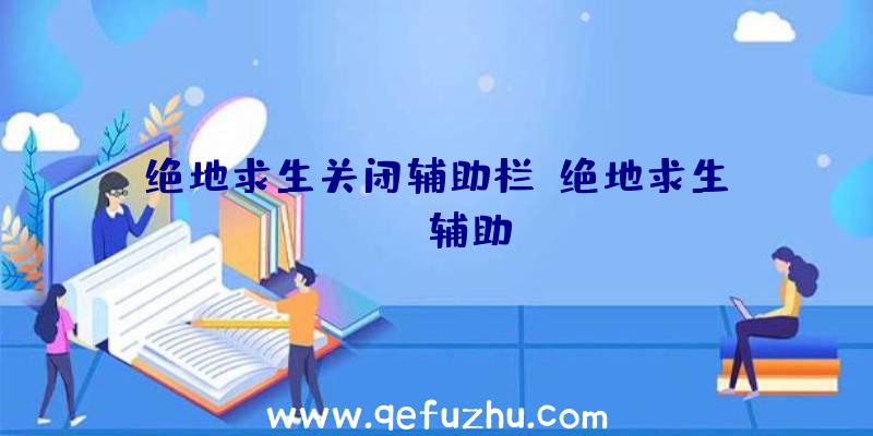 绝地求生关闭辅助栏、绝地求生boss辅助