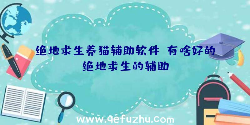 绝地求生养猫辅助软件、有啥好的绝地求生的辅助