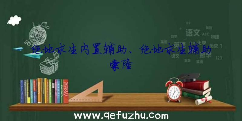 绝地求生内置辅助、绝地求生辅助索隆