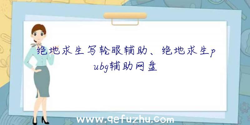 绝地求生写轮眼辅助、绝地求生pubg辅助网盘