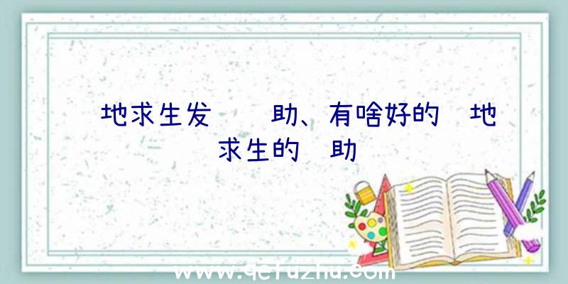 绝地求生发财辅助、有啥好的绝地求生的辅助