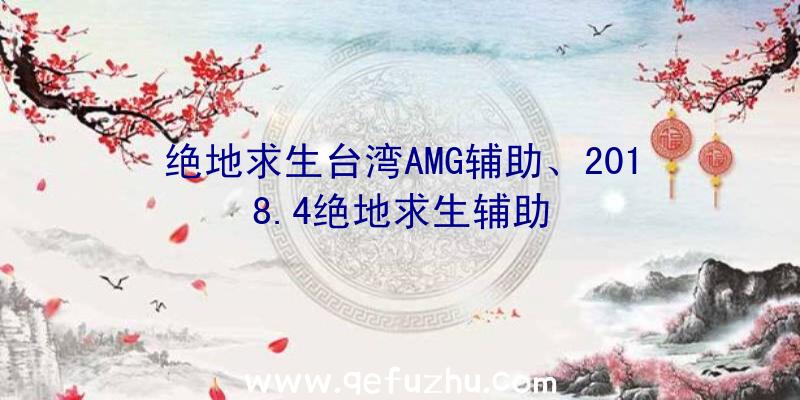 绝地求生台湾AMG辅助、2018.4绝地求生辅助