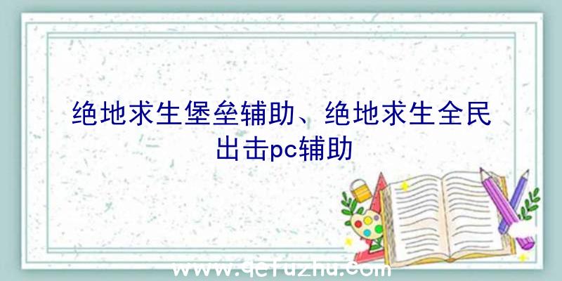 绝地求生堡垒辅助、绝地求生全民出击pc辅助