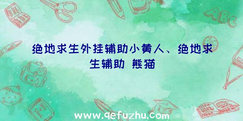 绝地求生外挂辅助小黄人、绝地求生辅助