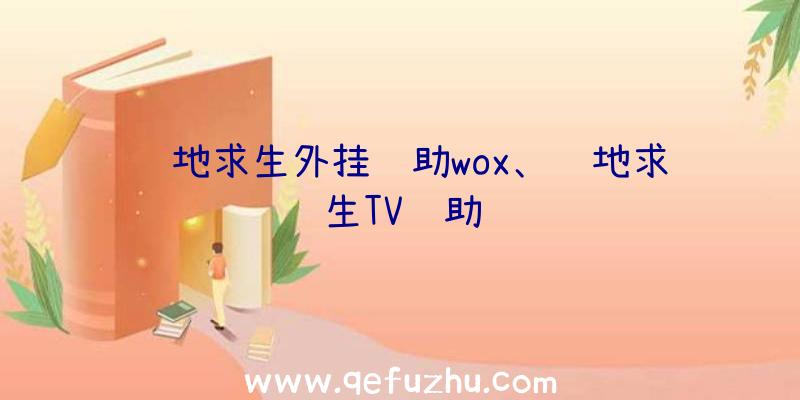 绝地求生外挂辅助wox、绝地求生TV辅助