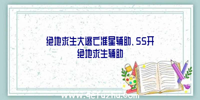 绝地求生大逃亡准星辅助、55开绝地求生辅助