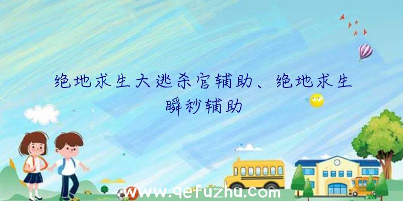 绝地求生大逃杀官辅助、绝地求生瞬秒辅助