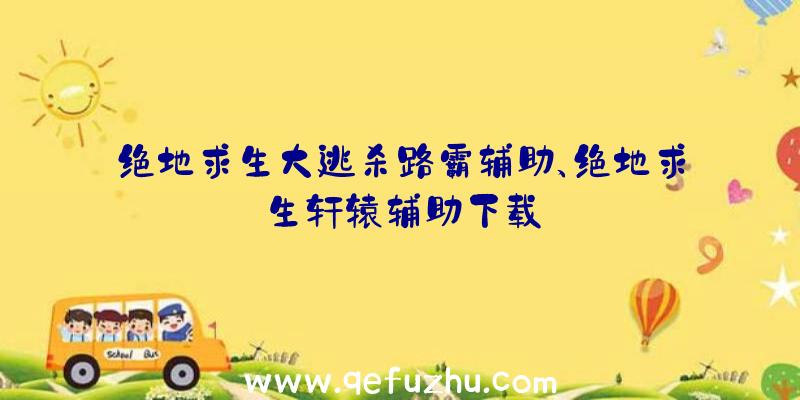 绝地求生大逃杀路霸辅助、绝地求生轩辕辅助下载