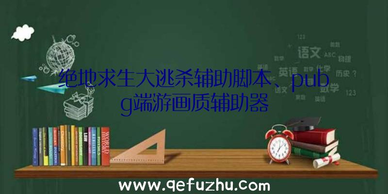 绝地求生大逃杀辅助脚本、pubg端游画质辅助器