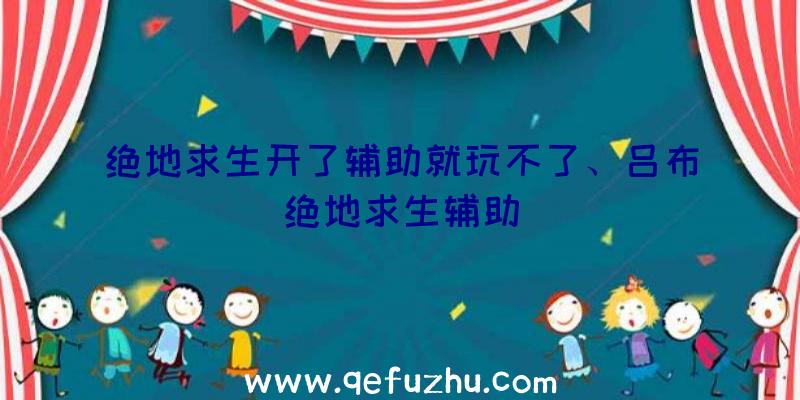 绝地求生开了辅助就玩不了、吕布绝地求生辅助