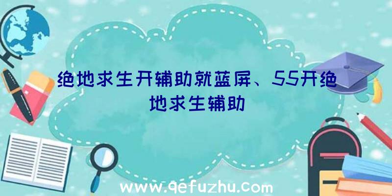 绝地求生开辅助就蓝屏、55开绝地求生辅助