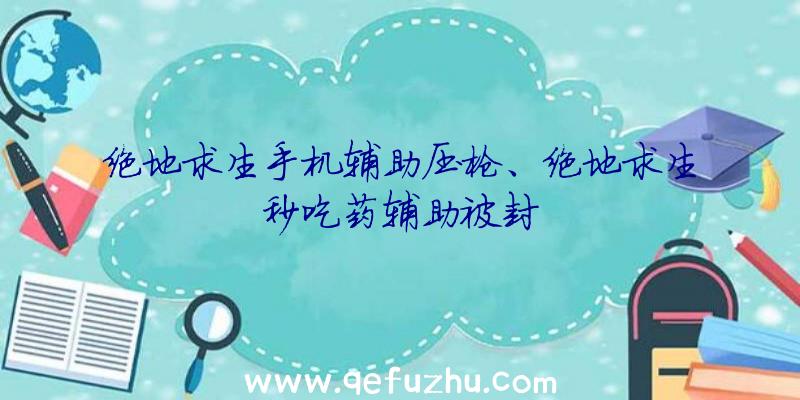 绝地求生手机辅助压枪、绝地求生秒吃药辅助被封