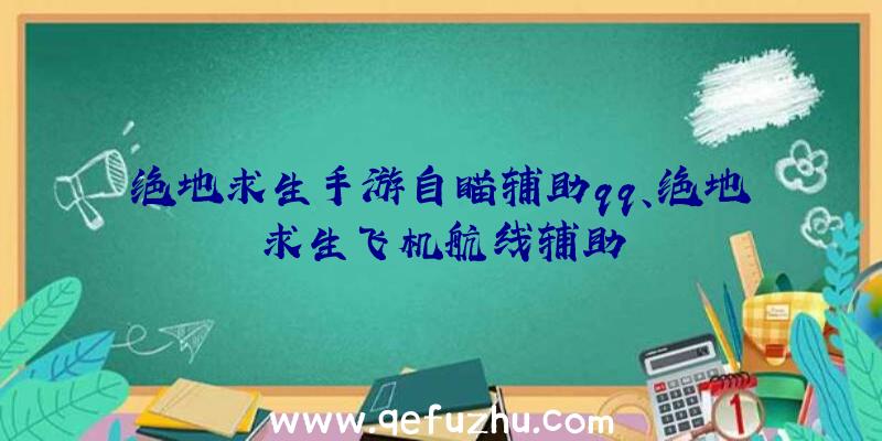 绝地求生手游自瞄辅助qq、绝地求生飞机航线辅助