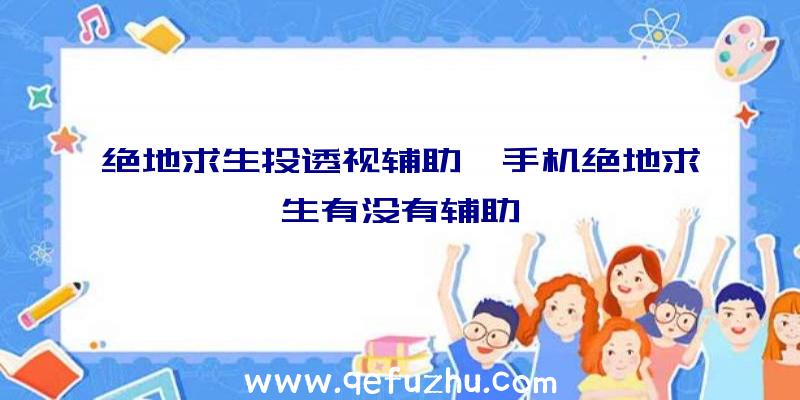 绝地求生投透视辅助、手机绝地求生有没有辅助