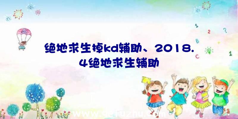 绝地求生掉kd辅助、2018.4绝地求生辅助