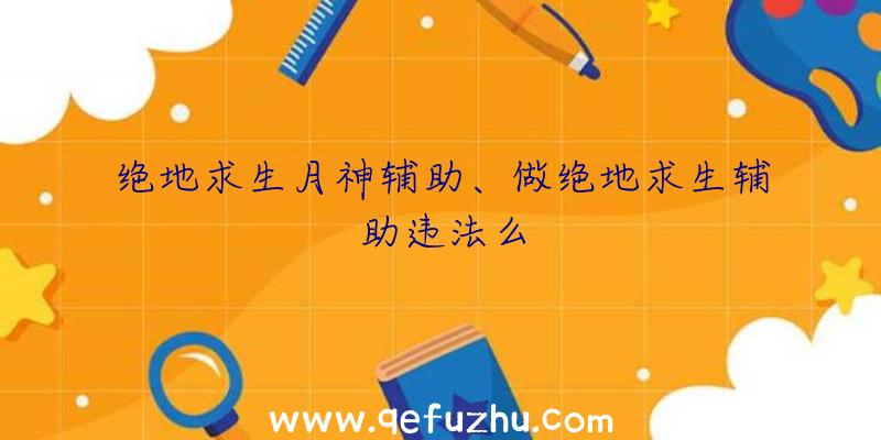 绝地求生月神辅助、做绝地求生辅助违法么