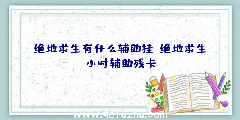 绝地求生有什么辅助挂、绝地求生小时辅助残卡