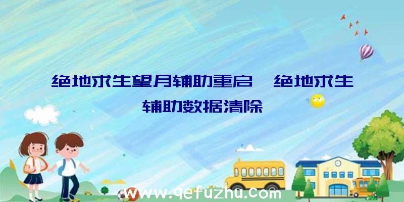 绝地求生望月辅助重启、绝地求生辅助数据清除