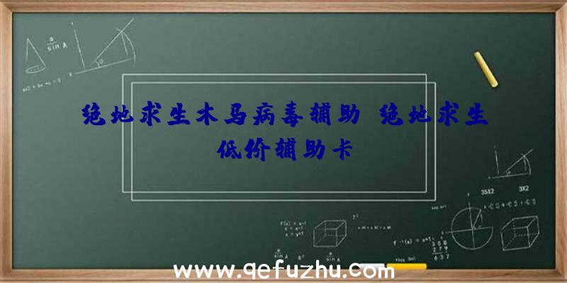 绝地求生木马病毒辅助、绝地求生低价辅助卡