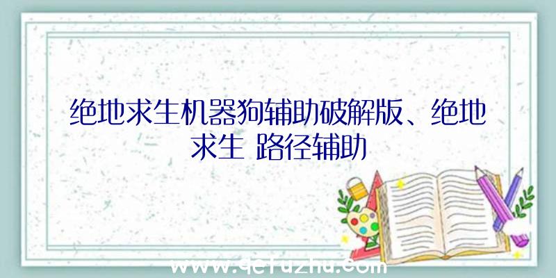 绝地求生机器狗辅助破解版、绝地求生