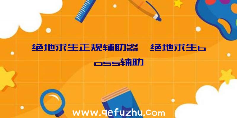 绝地求生正规辅助器、绝地求生boss辅助