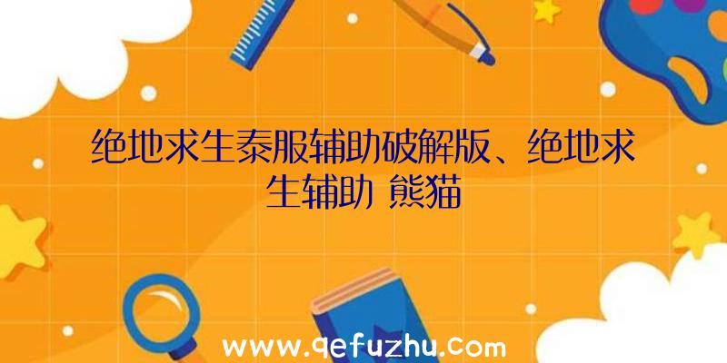 绝地求生泰服辅助破解版、绝地求生辅助