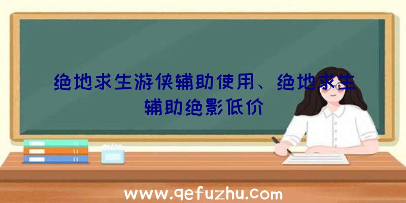 绝地求生游侠辅助使用、绝地求生辅助绝影低价