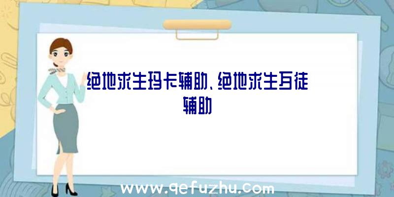 绝地求生玛卡辅助、绝地求生歹徒辅助