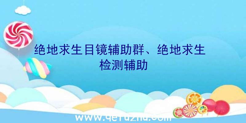 绝地求生目镜辅助群、绝地求生