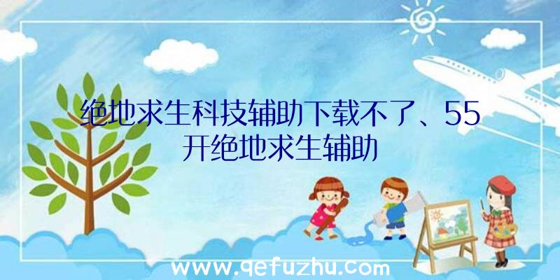 绝地求生科技辅助下载不了、55开绝地求生辅助